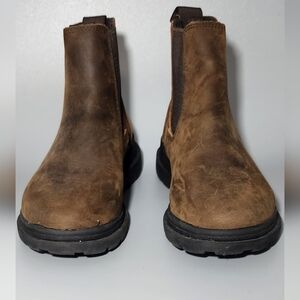 Zara Kids/ Elastic goring leather Ankle Boots! Size 13.5